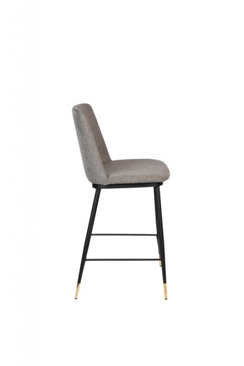 TABOURET DE COMPTOIR LIONEL GRIS CLAIR 3