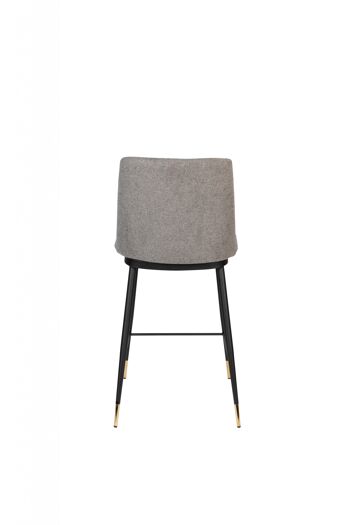 TABOURET DE COMPTOIR LIONEL GRIS CLAIR 5