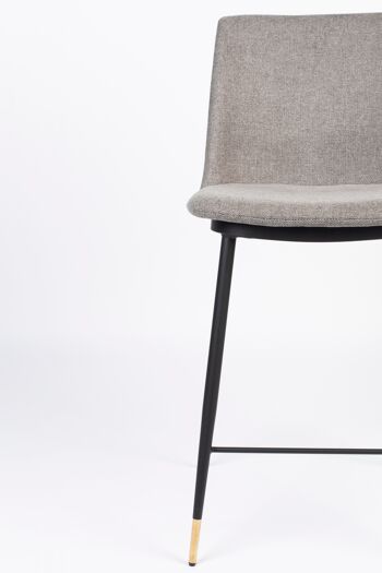 TABOURET DE COMPTOIR LIONEL GRIS CLAIR 6