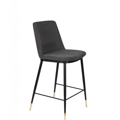 Counter stool lionel dark grey