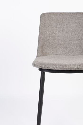 TABOURET LIONEL GRIS CLAIR 6