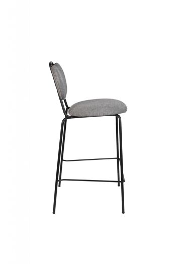 TABOURET DE COMPTOIR GRIS TREMBLE 3