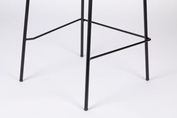 TABOURET DE COMPTOIR GRIS TREMBLE 9