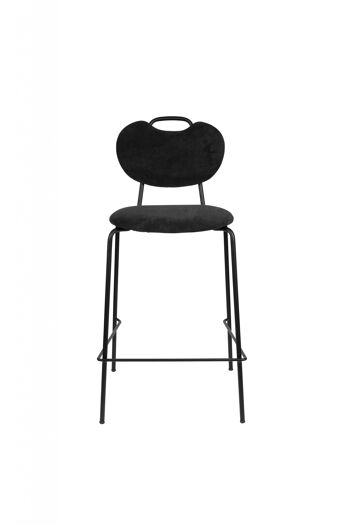 TABOURET DE COMPTOIR ASPEN NOIR 2