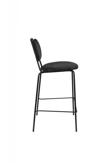 TABOURET DE COMPTOIR ASPEN NOIR 3