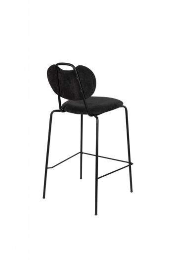 TABOURET DE COMPTOIR ASPEN NOIR 4