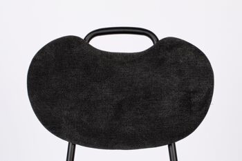 TABOURET DE COMPTOIR ASPEN NOIR 7