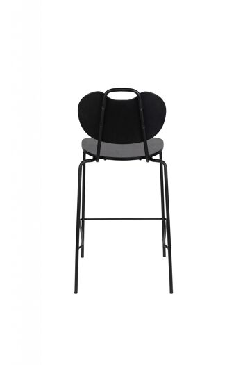 TABOURET DE COMPTOIR BOIS DE TREMBLE NOIR 5