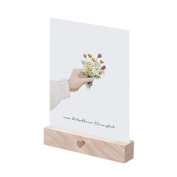 Porte-cartes 10,5 cm naturel par lot de 2 2