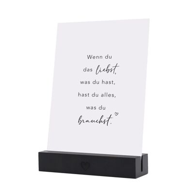 Porte-cartes 10,5 cm noir par lot de 2