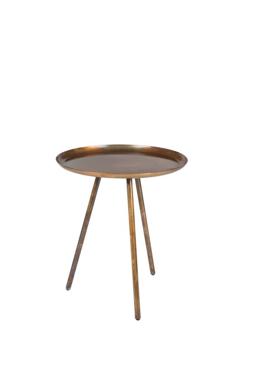 Side table frost copper