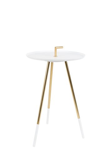 TABLE D'APPOINT RUMBI BLANC