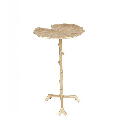 Side table lily single gold