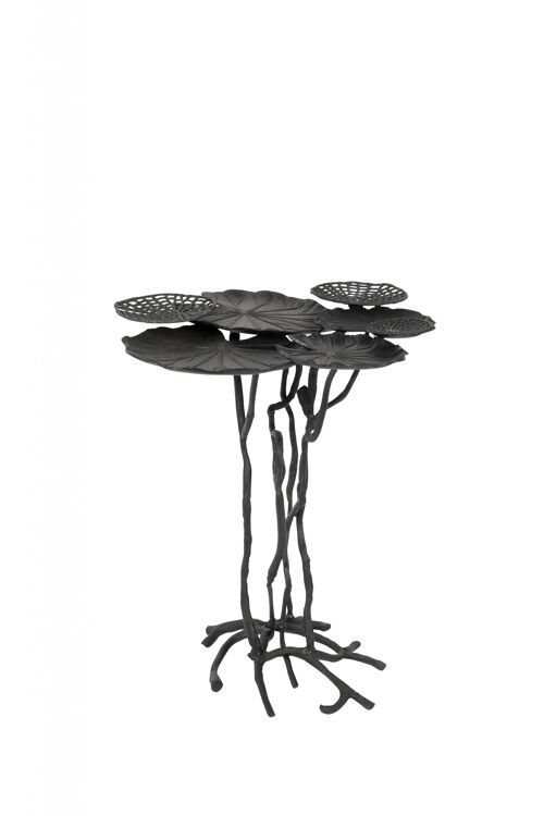 Side table lily multi black