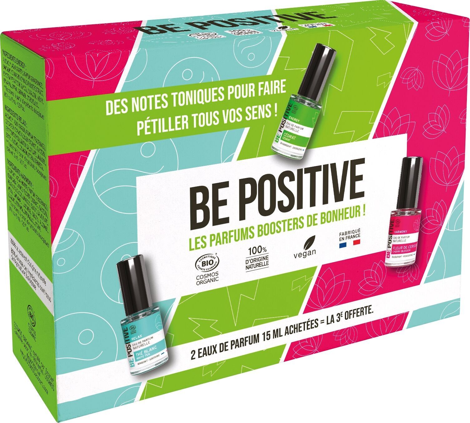 BE POSITIVE - EDP ENERGY RELAX HARMONY BOX 3 X 15ML