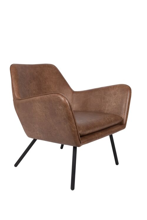 Lounge chair bon brown