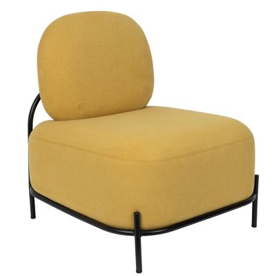 Lounge chair polly yellow