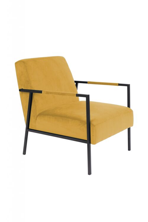 Lounge chair wakasan yellow