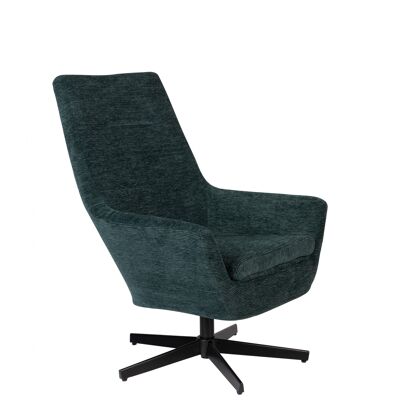 Lounge chair bruno rib green