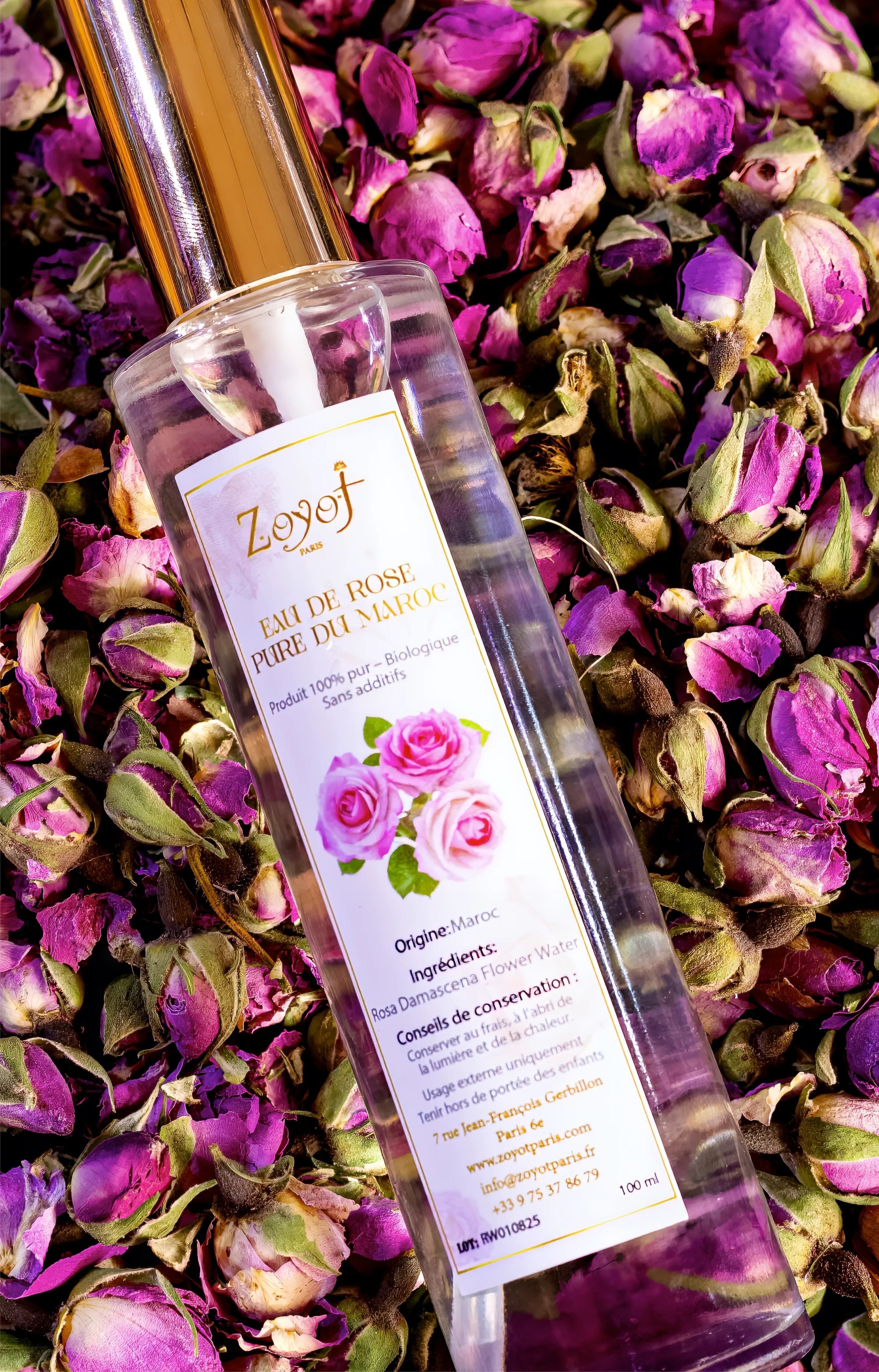 Pure rose water from Morocco