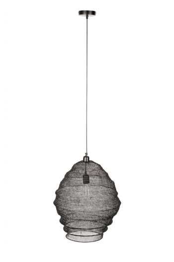 LAMPE SUSPENDUE LENA L NOIR 1