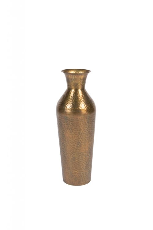 Vase dunja antique brass l
