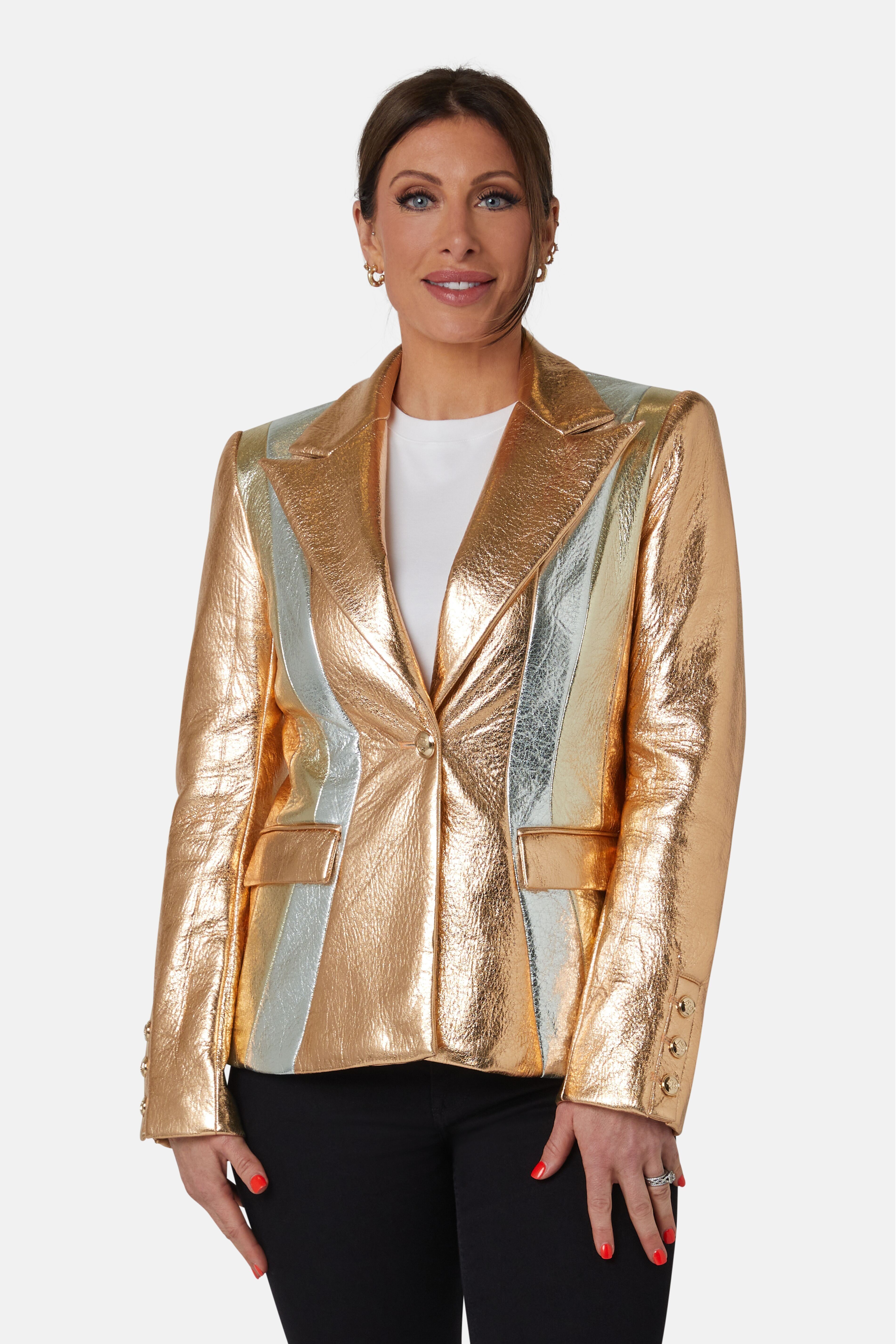 A.Un blazer destacado