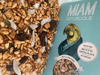 Muesli croustillant Noix du Brésil, Chocolat noi & Noix de coco - 330g granola 2