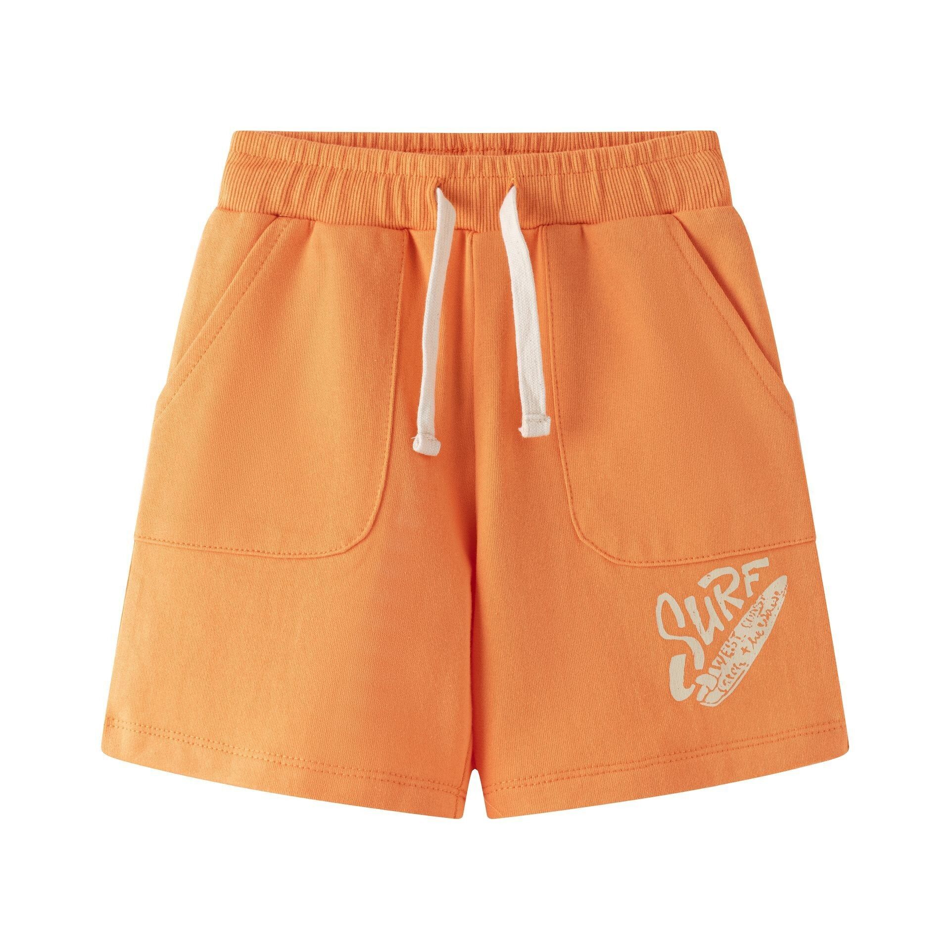 Bermuda knit boy 3-9A medium orange JBV66225