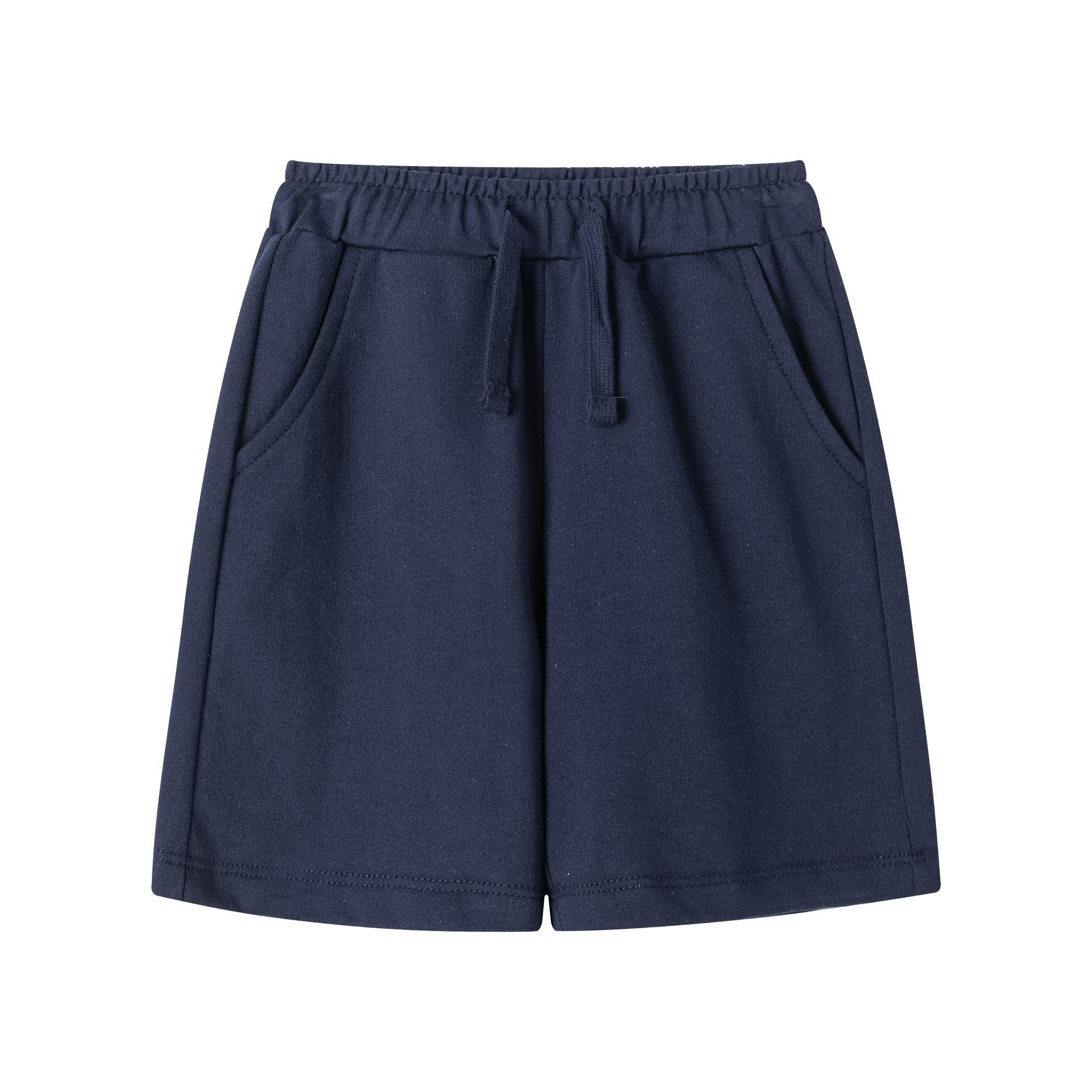 Boy's terry shorts 3-9A navy JBV66316