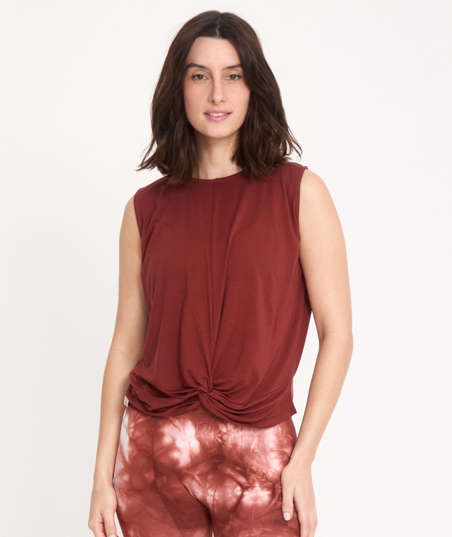 TWISTED – Yoga-Tanktop vorne gebunden