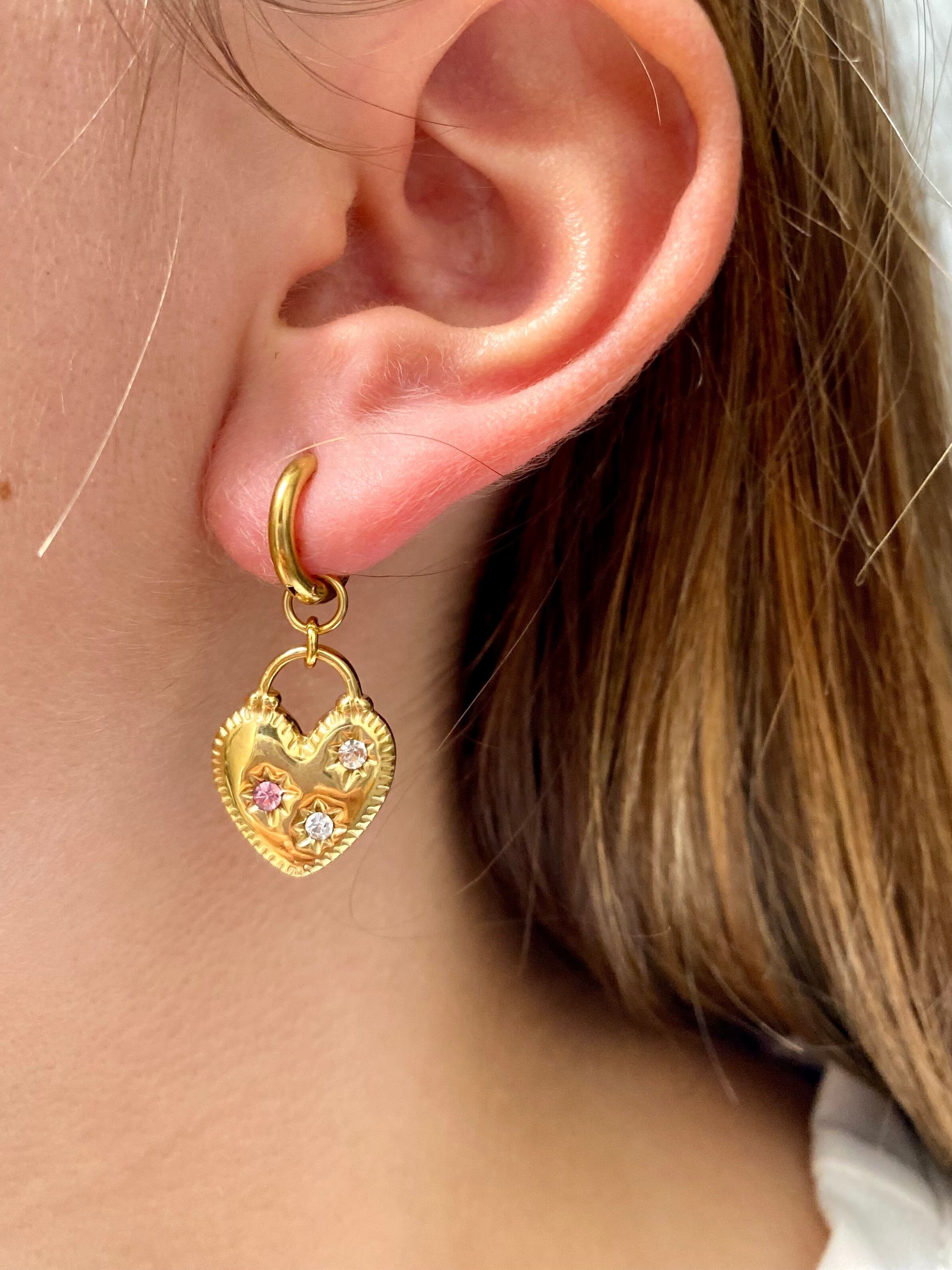 Steel earrings - Rosie