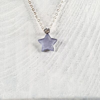 Mini colgante-collar estrella - Ice, SKU224