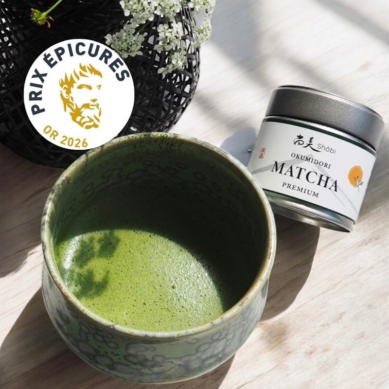 Matcha Okumidori Premium 30g — Mono-variété JAS bio — Épicures d’Or 2026