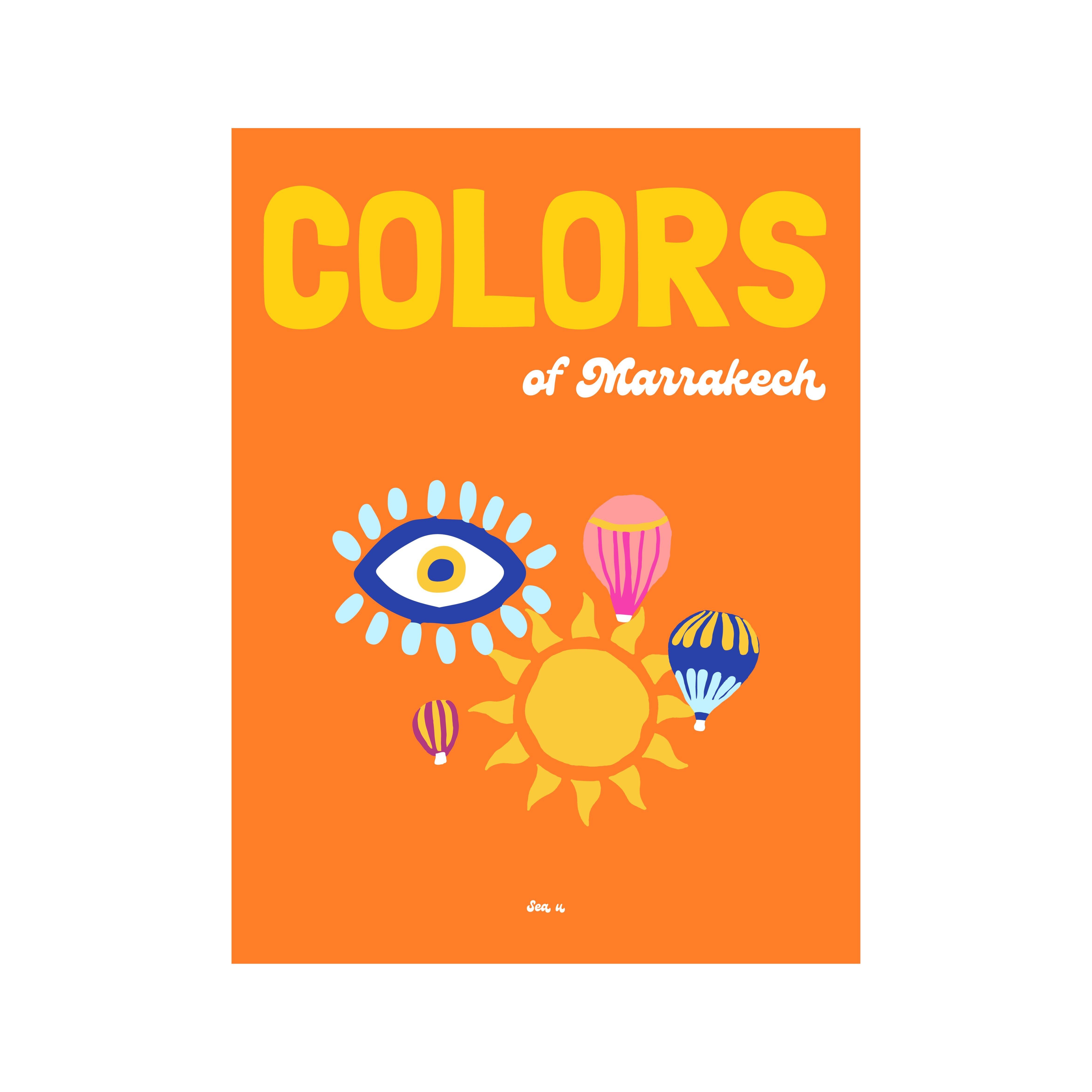 Marrakech Poster - Colors