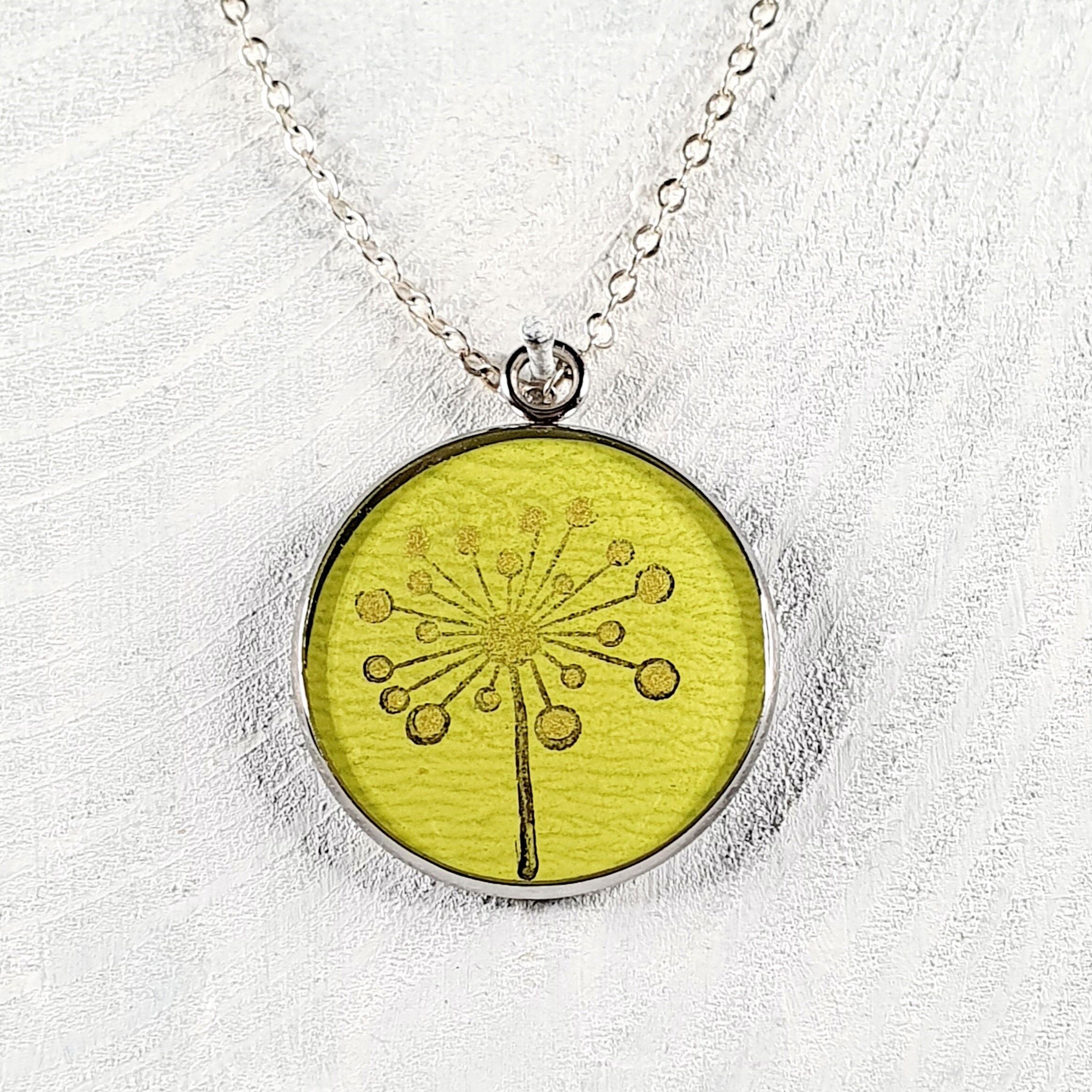 Burst di dente di leone - Lime, SKU331