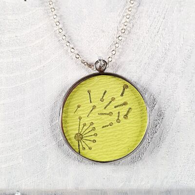 Horloge Pissenlit - Citron Vert, SKU350