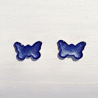 Pendientes de mariposa - Perla de aciano, SKU391