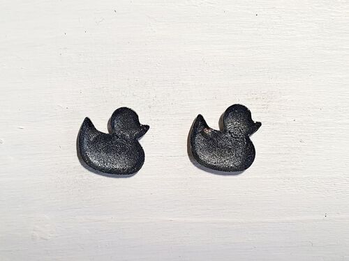 Duck studs - Silver ,SKU398