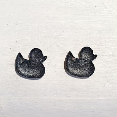 Duck studs - Silver ,SKU398