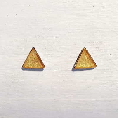 Mini tachuelas triangulares - Dorado, SKU458