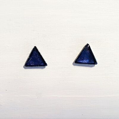 Mini borchie triangolari - Perla Midnight ,SKU462