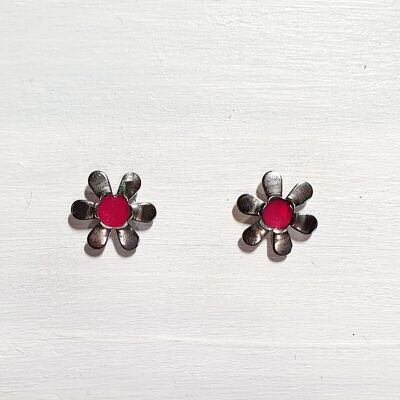 Daisy studs - Pink ,SKU484