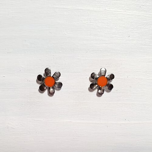 Daisy studs - Orange ,SKU487