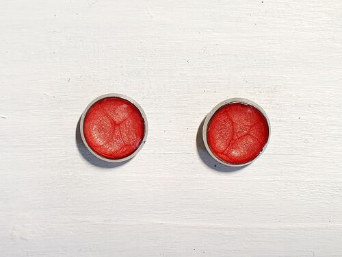 Mini round studs - Orange ,SKU497