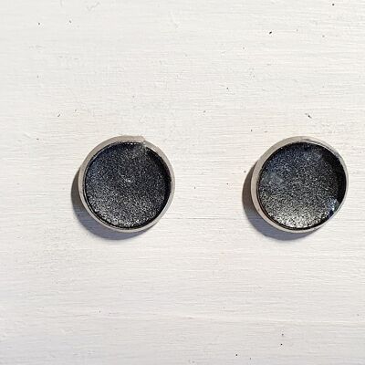 Mini round studs - Silver ,SKU508