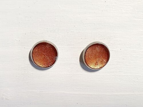 Mini round studs - Copper ,SKU510