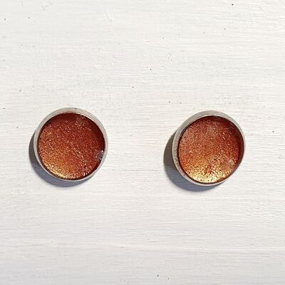 Mini round studs - Copper ,SKU510