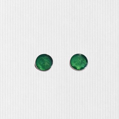 Mini borchie rotonde - Verde perla, SKU523