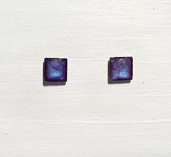 Mini clous carrés - Violet ,SKU570